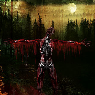 Rise Up - Death Metal Album Artwork with Awakening Demon Zombie