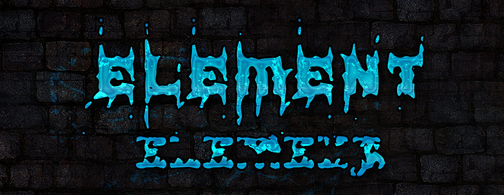 Element Alien Liquid Weathered Bloody Fonts