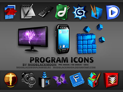 Program Icons for Desktop and Object Dock ICO PNG 256