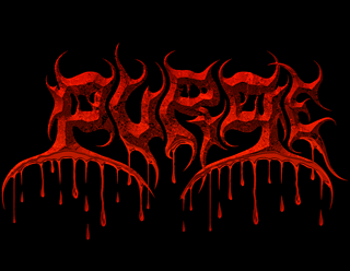 Death Metal Logo Design with 3D Dripping Blood Effect - Purge