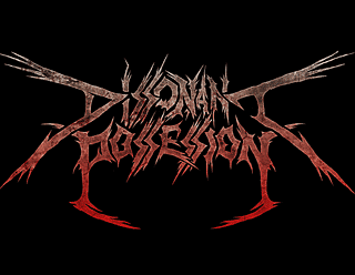 Death Metal Logo Design with Red Gradient Texture Effect