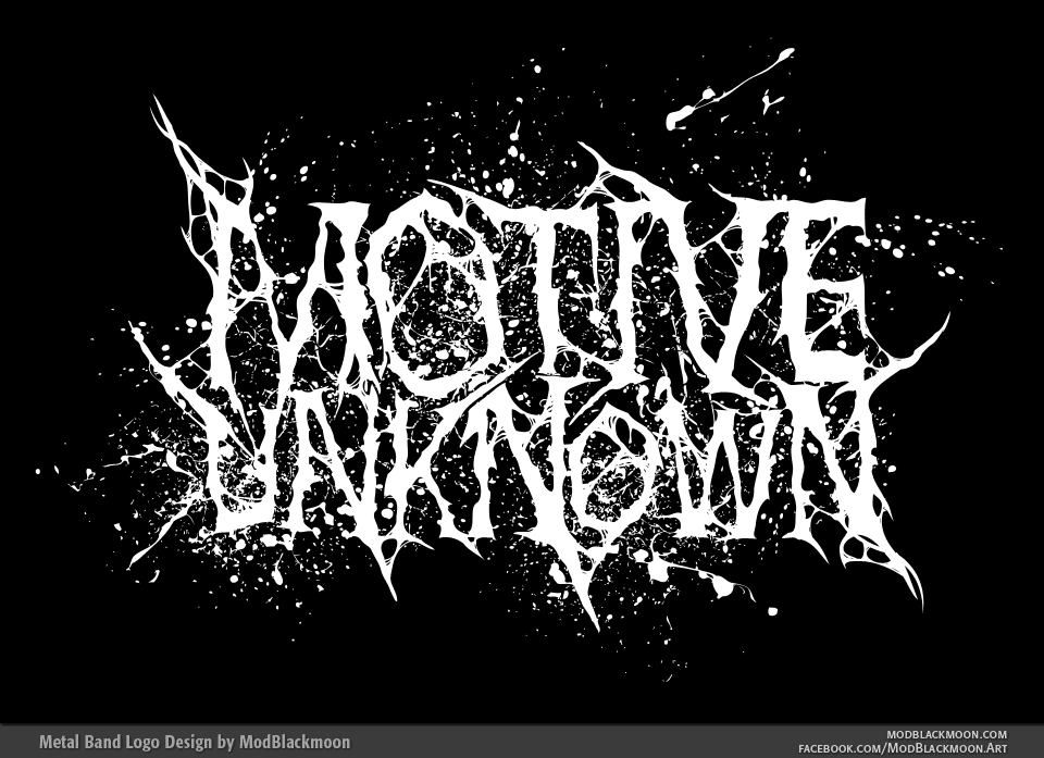 Doom, Metalcore & Deathcore Band Logo Design.
