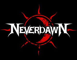 Heavy Metal Band Logo Design with Sun and Moon Symbol - Neverdawn