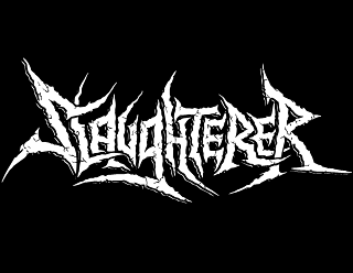 Thrash Metal Vector Band Logo design with Stone Cracks - Slaughtrer