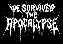 We Survived the Apocalypse Metal Band Logo Design Leaking Apocalyptic Band Logo Drawing
