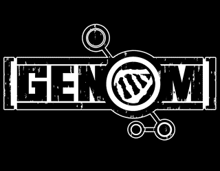 Industrial EBM Band Logo Raw & Dirty Design - Genome