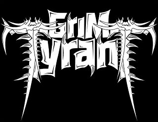 Legible Brutal Heavy Metal Band Logo Design with hooks and blades - Grim Tyrant