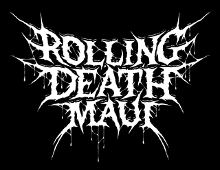 Rolling Death Maui Дизайн Лого Brutal Death Металл Группы