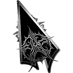 Dark Gothic Demonic Cursor Transparent Stock Image with Jewelry Pentagram