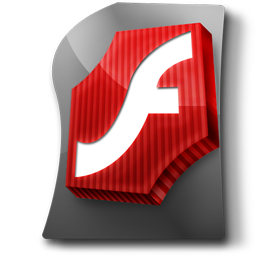 Flash Video file, FLV Player freeware transparent Icon 256px for Web-Design