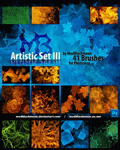 MB Artistic Set III Кисточки для Фотошоп. Декоративные, абстрактные