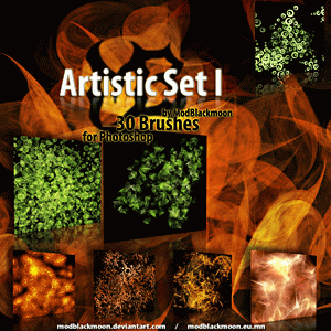 MB-ArtisticSet-1 Artistic Background Brushes for Photoshop