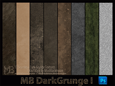 Dark Grunge Patterns for Photoshop